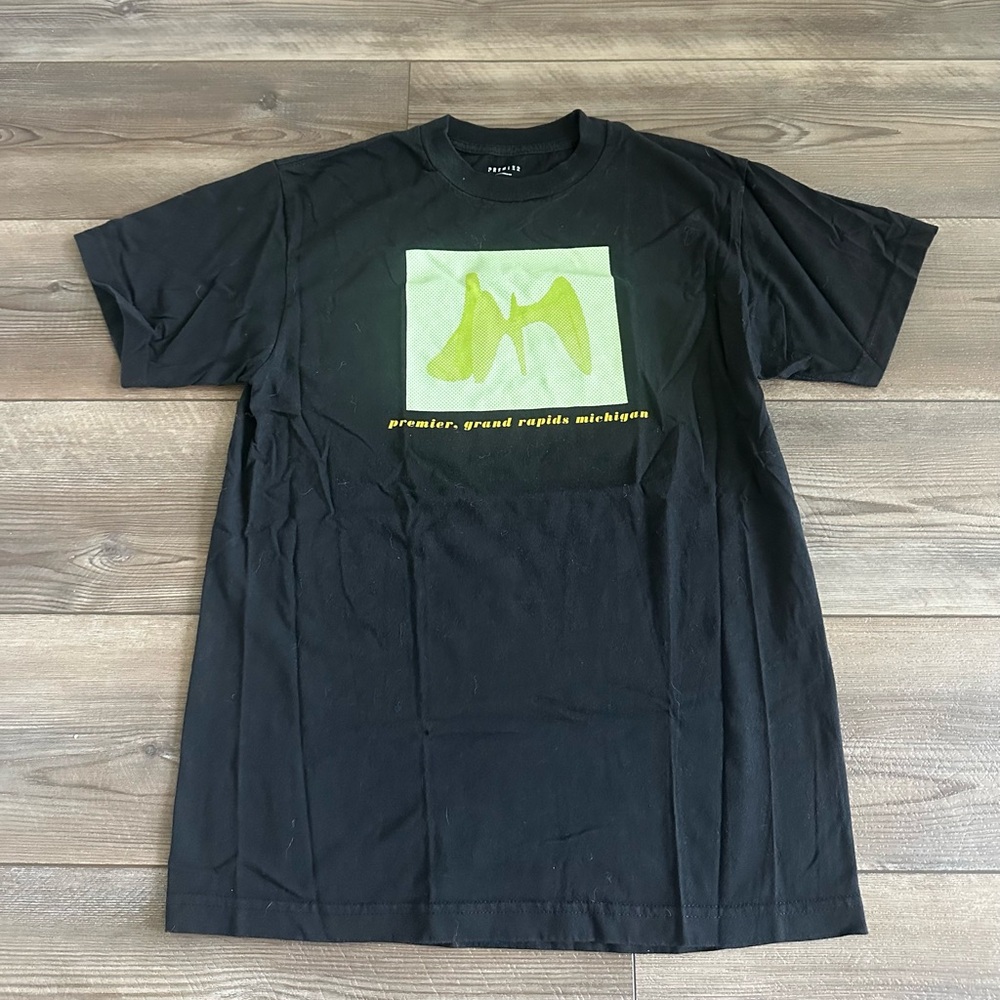 Rare Premier Grand Rapids Michigan Streetwear Pixelated Techno Tee